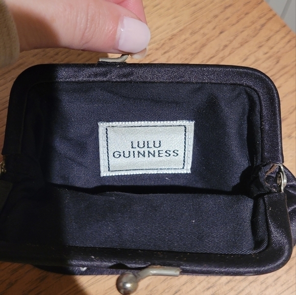 Lulu Guinness Black Coin Purse - Picture 4 of 7